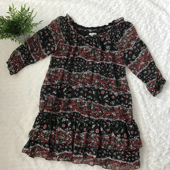 At Last Tops - ❣️ FLORAL TUNIC/mini dress ❣️